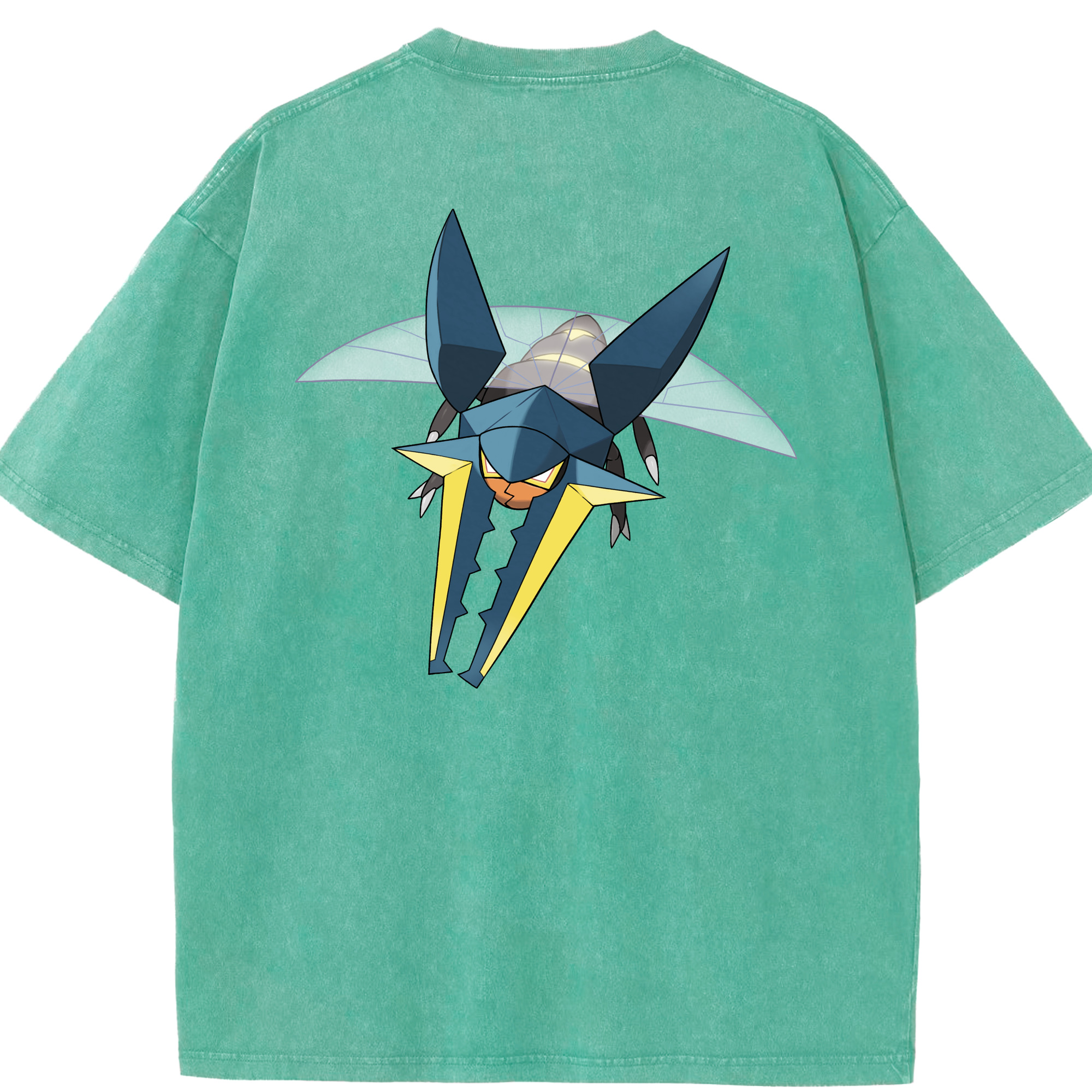 （画像用） ポケットモンスター Pokémon 綿100% ヴィンテージ風 半袖Tシャツ（背面プリント）